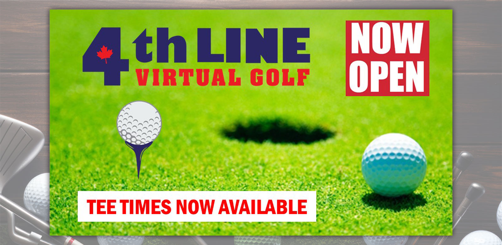 Virtual Golf - Tee Times Now Available